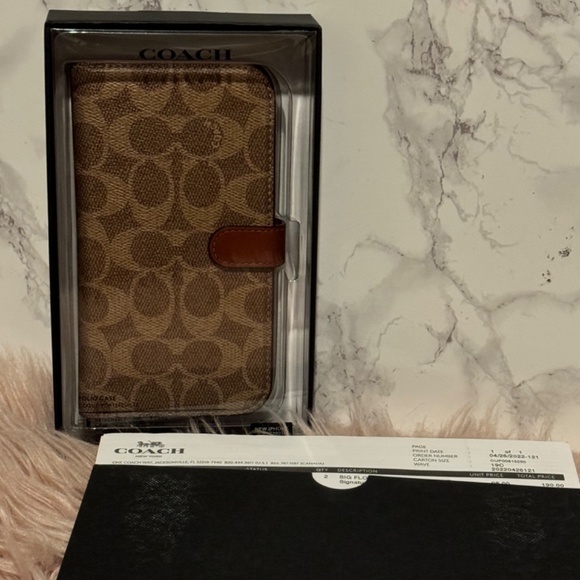 Coach Brown and Tan Phone Case - Picture 5 of 6